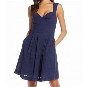 Navy Eyelet Cyndi Lily Pulitzer Dress